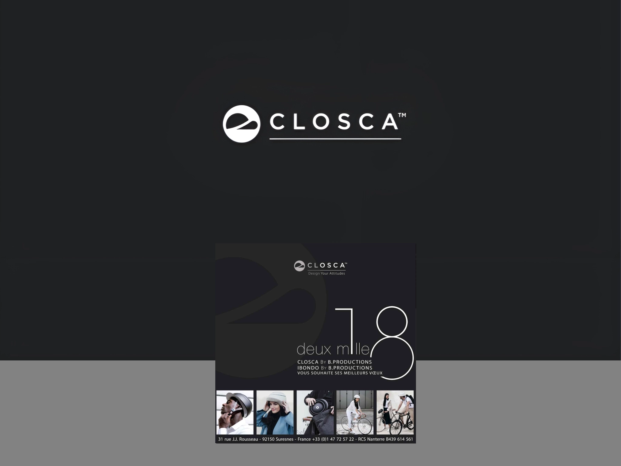 Closca - visuel pour marque espagnole de casques